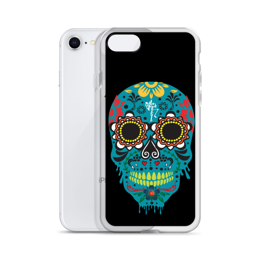 Dia de los Muertos Azul iPhone Case