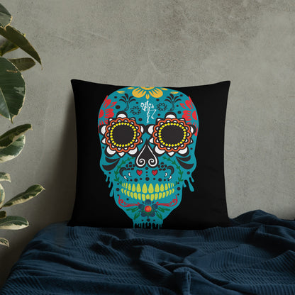 Dia de los Muertos Azul Pillow