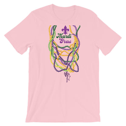 Mardi Gras Beads (Light) T-Shirt