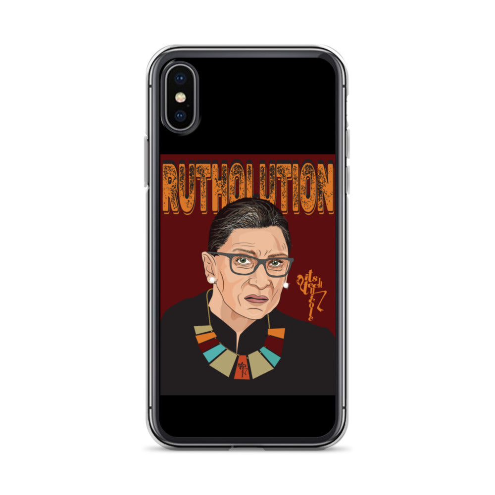 Ruth Bader Ginsburg Tribute Art iPhone Case