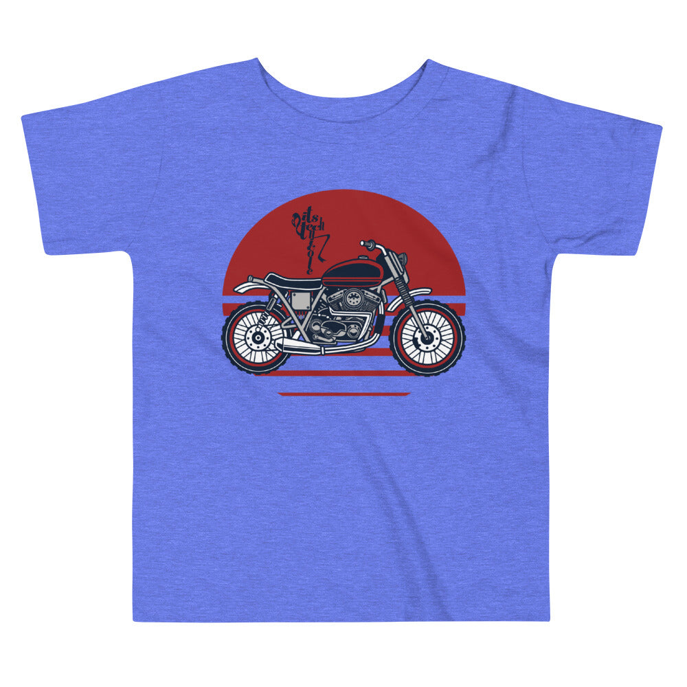 Motorcycle (Red) Toddler Short Sleeve Tee