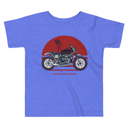 Motorcycle (Red) Toddler Short Sleeve Tee