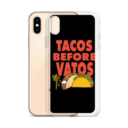 Tacos Before Vatos iPhone Case