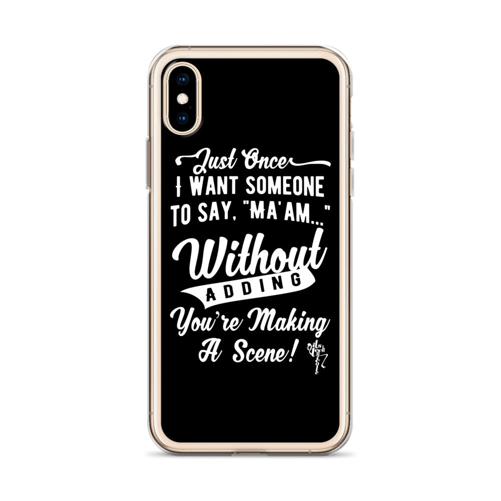 Making a Scene iPhone Case