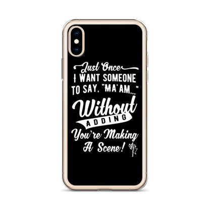 Making a Scene iPhone Case