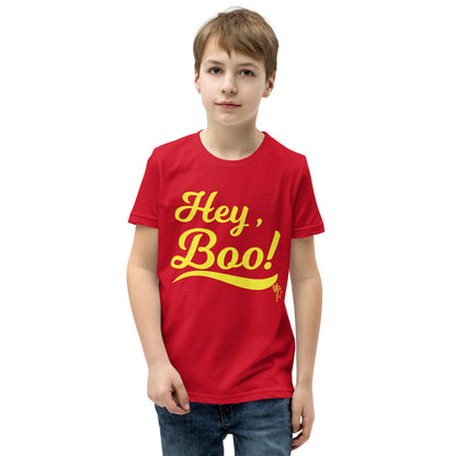Hey, Boo! Youth Short Sleeve T-Shirt