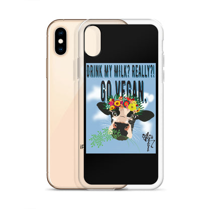 Go Vegan iPhone Case