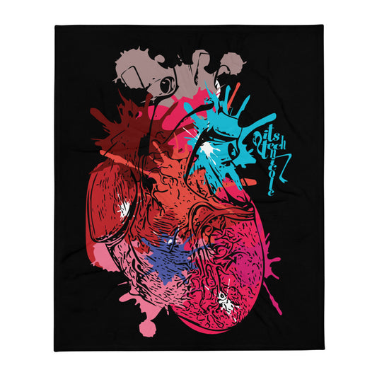 Art Heart Series: 1 Throw Blanket
