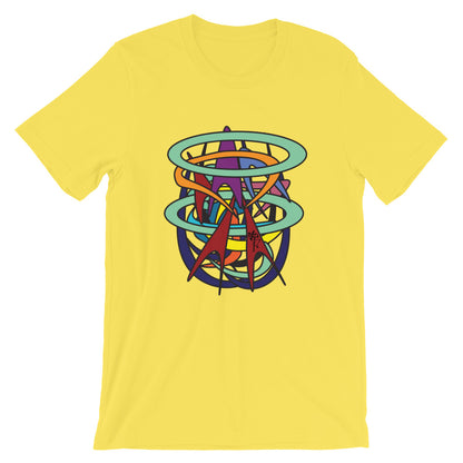 Abstract Short-Sleeve Graphic T-Shirt