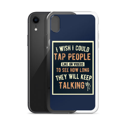 Stop Talking! iPhone Case