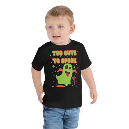 Too Cute To Spook Toddler Short Sleeve Tee