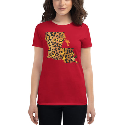 Louisiana Leopard Short Sleeve T-shirt