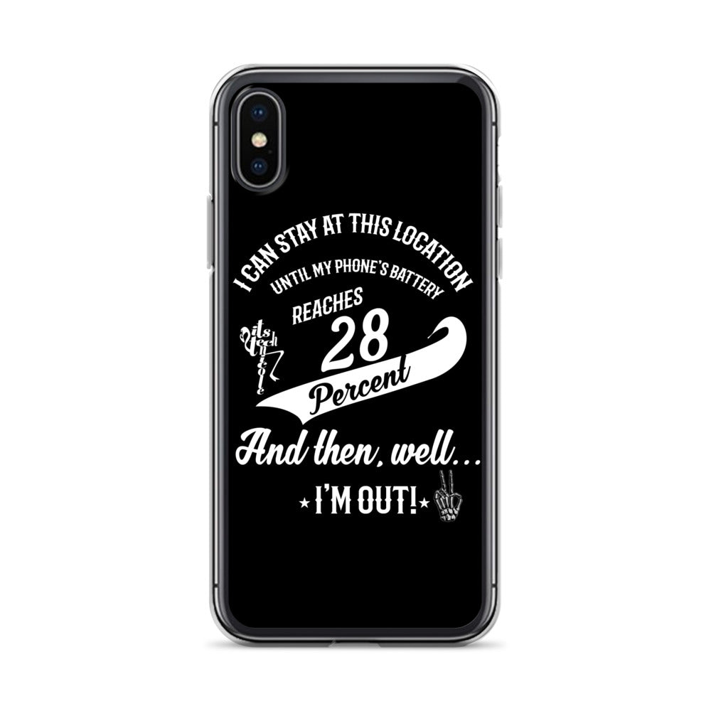 28% Battery iPhone Case