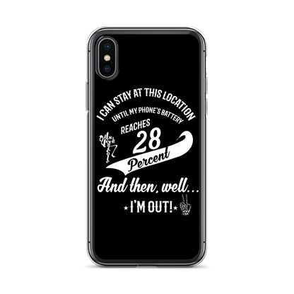 28% Battery iPhone Case