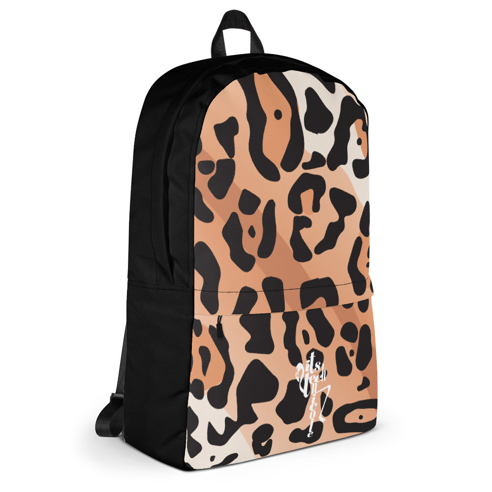 Jaguar Print Backpack