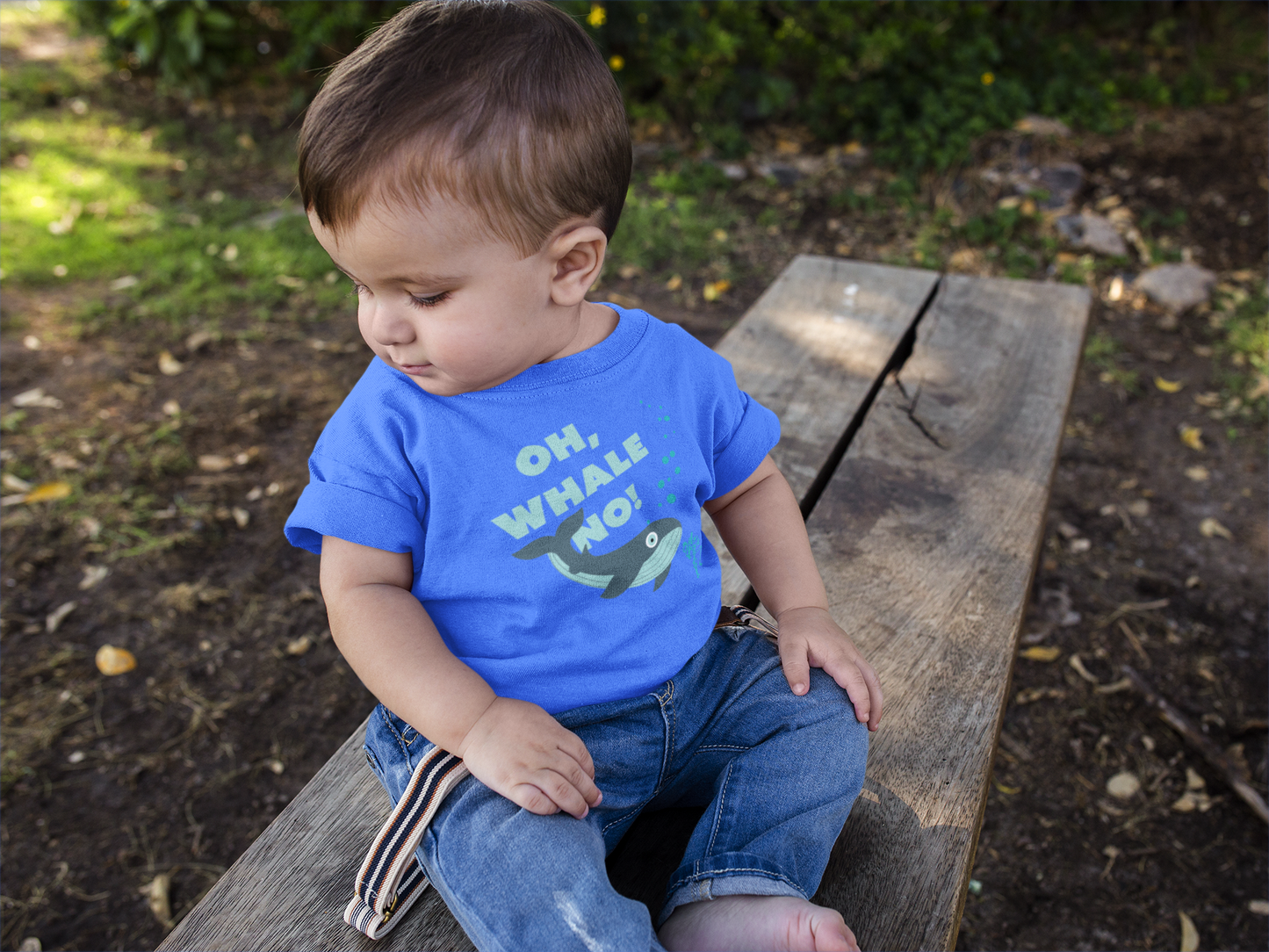 Oh, Whale No! Toddler Short Sleeve Tee