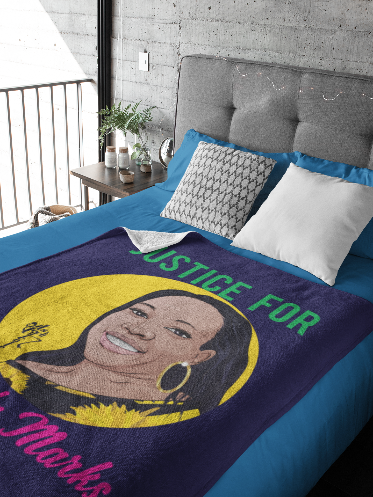 Justice for Karlnita Marks Throw Blanket