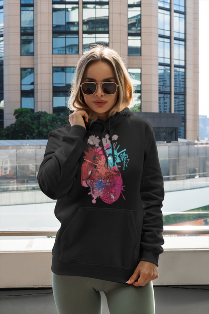 Art Heart Series: 1 Unisex Hoodie