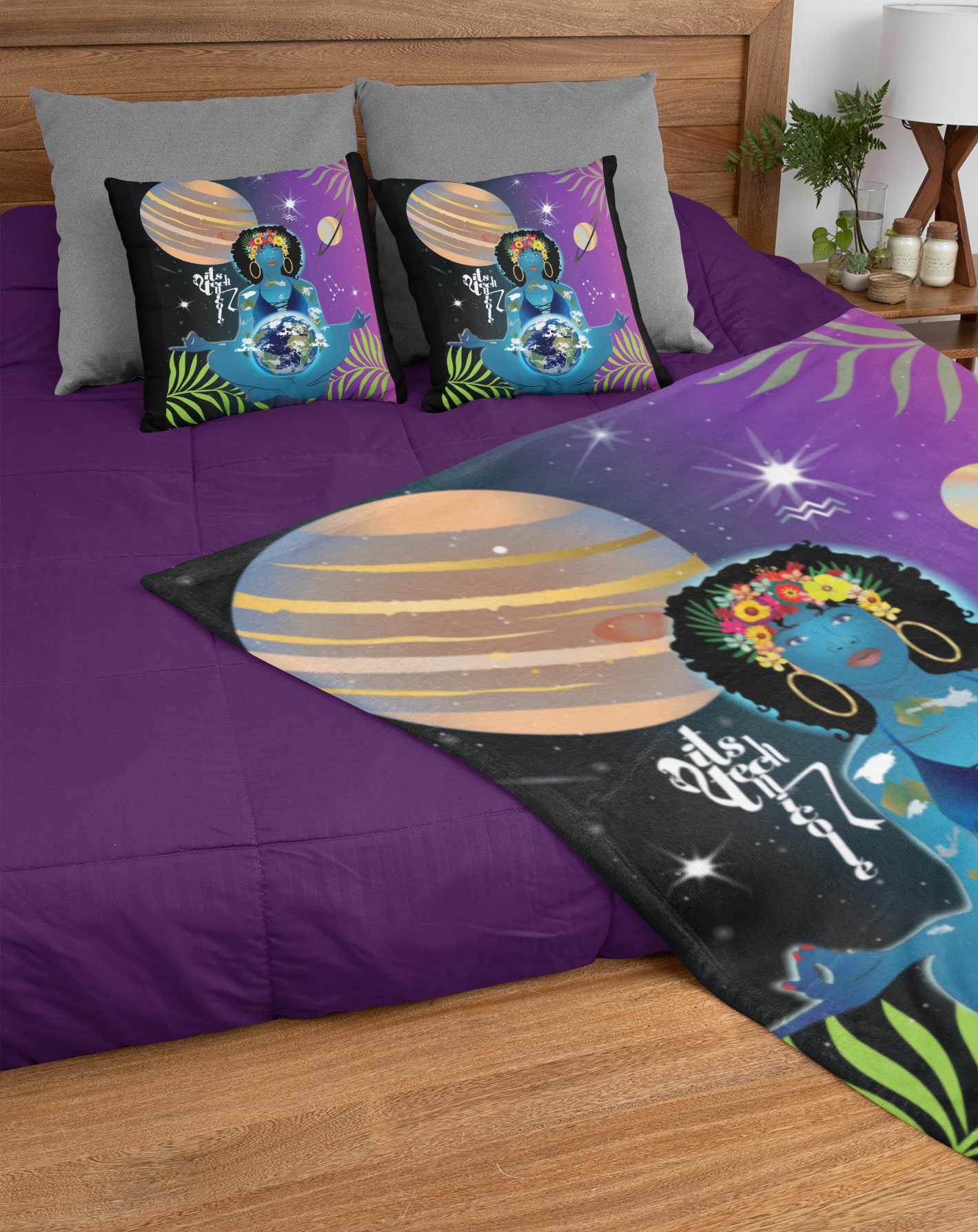 Mother Earth Throw Blanket