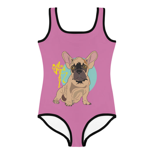 French Bulldog Kids Swimsuit
