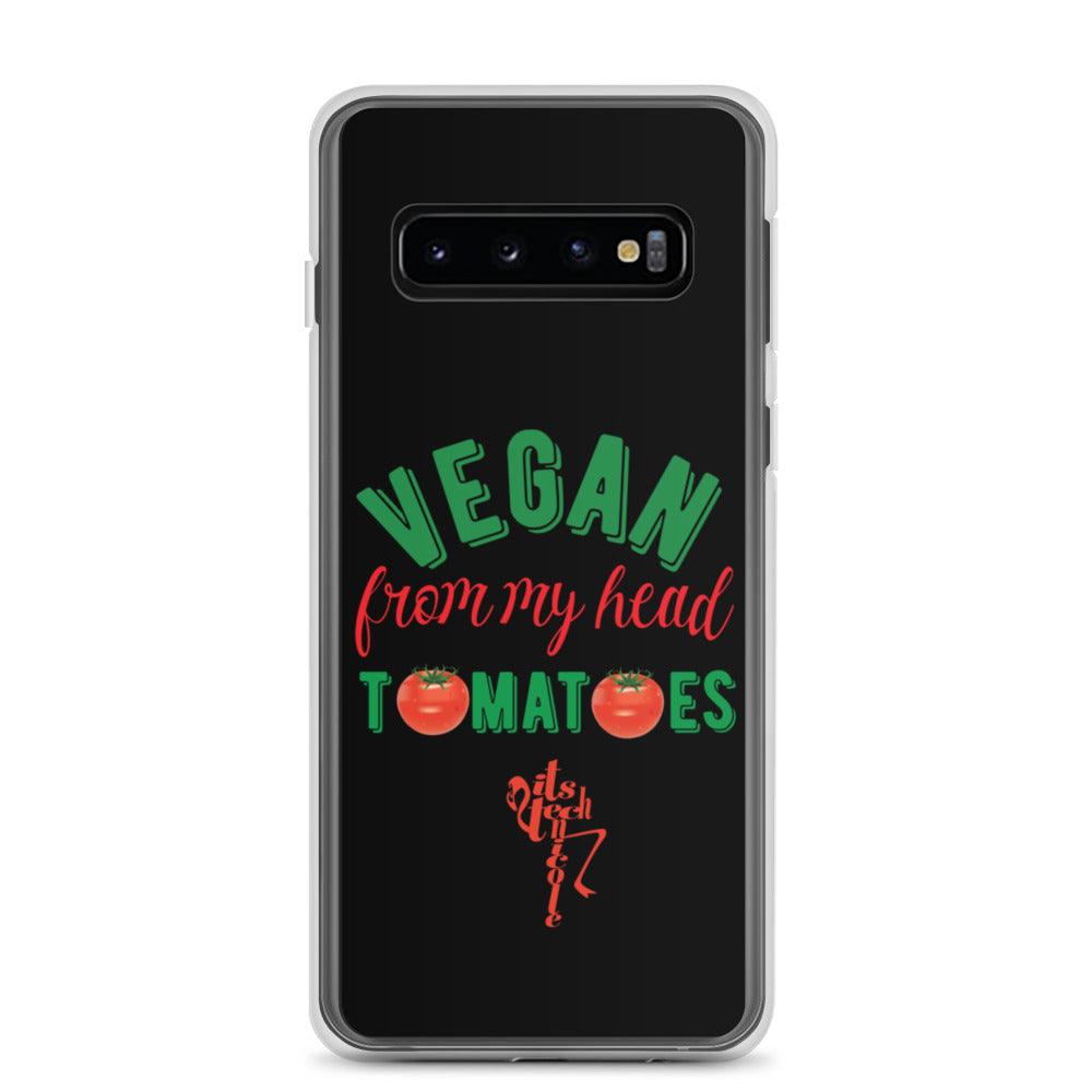 Vegan From My Head Tomatoes Samsung Case