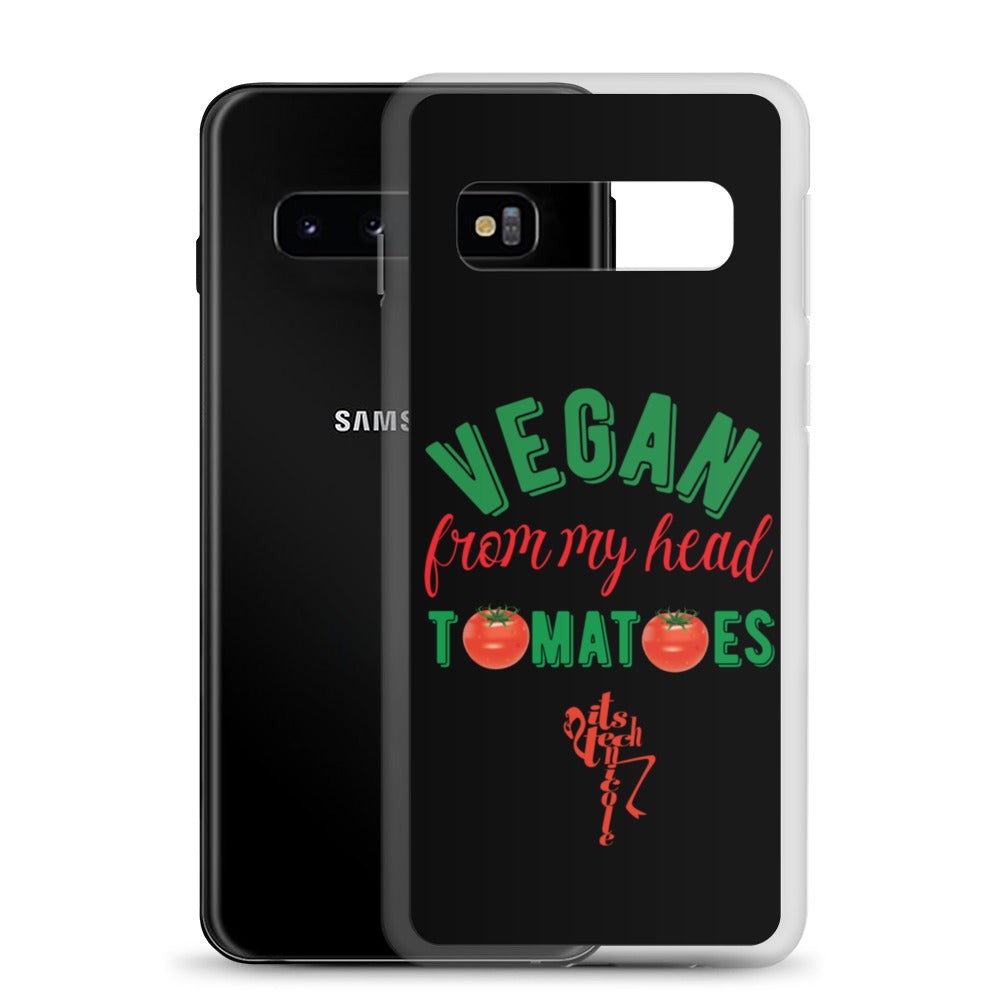 Vegan From My Head Tomatoes Samsung Case