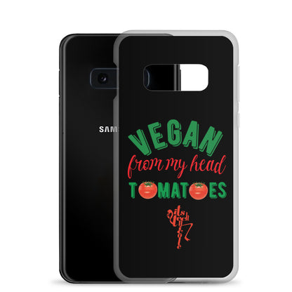 Vegan From My Head Tomatoes Samsung Case