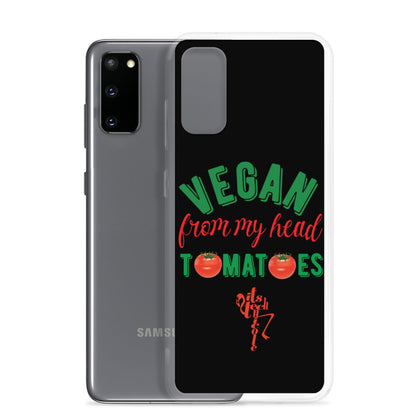 Vegan From My Head Tomatoes Samsung Case