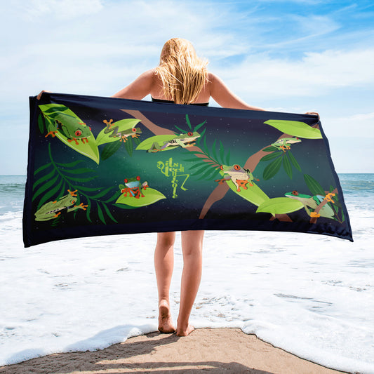 Red-Eyed Tree Frog Series 8 Towel