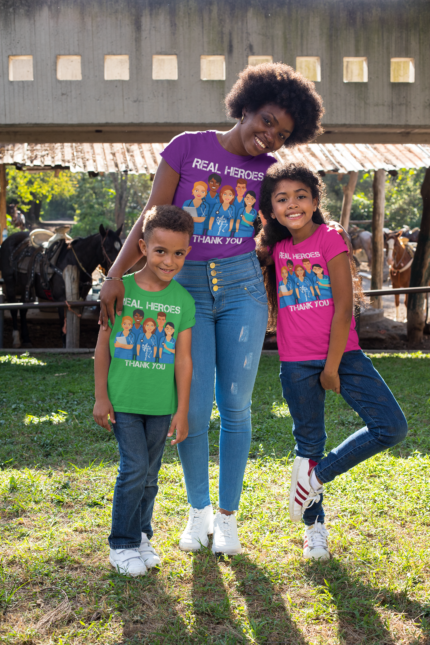 Real Heroes...Thank You Youth Short Sleeve T-Shirt