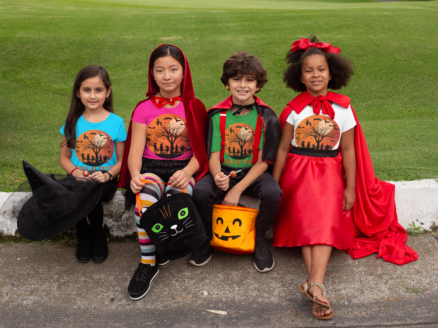 Trick or Treat! Youth Short Sleeve T-Shirt
