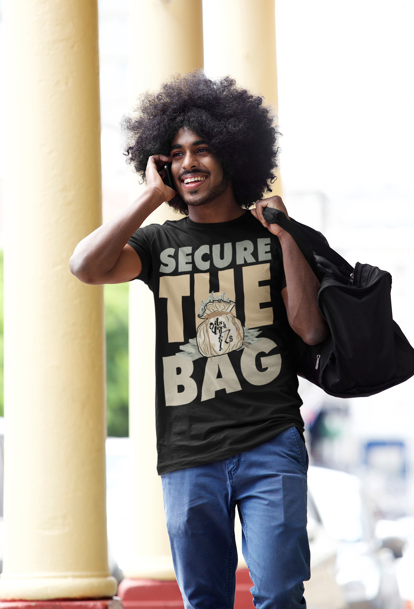 Secure The Bag Short-Sleeve Unisex T-Shirt