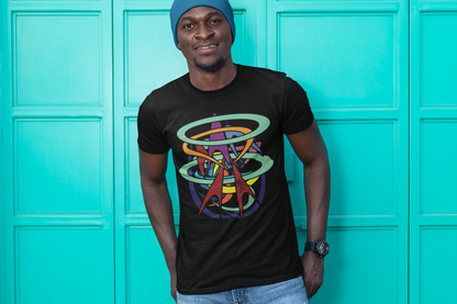 Abstract Short-Sleeve Graphic T-Shirt