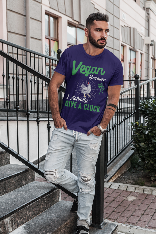 Vegan Because I Actually Give A Cluck Short-Sleeve T-Shirt
