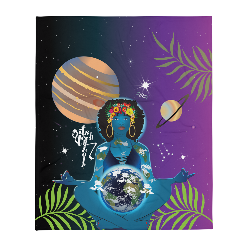 Mother Earth Throw Blanket