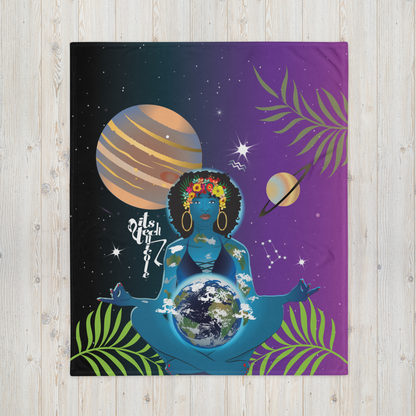 Mother Earth Throw Blanket