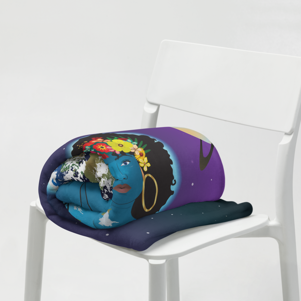 Mother Earth Throw Blanket