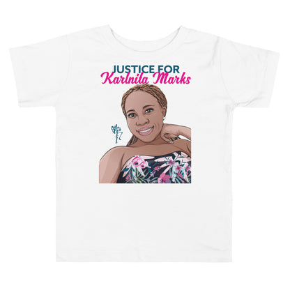 Justice for Karlnita Marks Series 2 Toddler Short Sleeve Tee