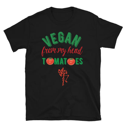 Vegan From My Head Tomatoes Short-Sleeve Unisex T-Shirt