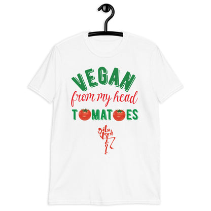 Vegan From My Head Tomatoes Short-Sleeve Unisex T-Shirt