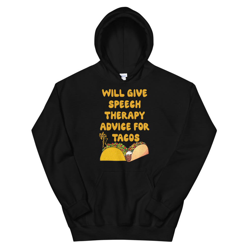 Speech Therapy for Tacos Unisex Hoodie