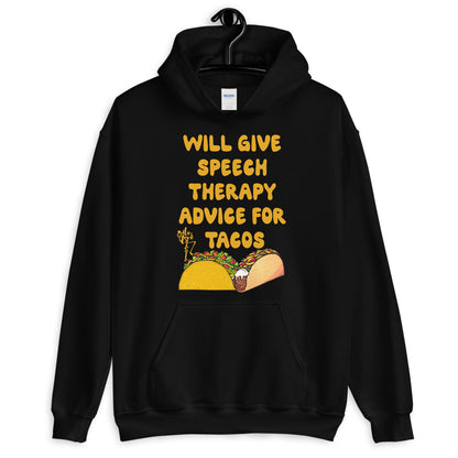 Speech Therapy for Tacos Unisex Hoodie