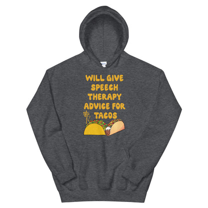 Speech Therapy for Tacos Unisex Hoodie