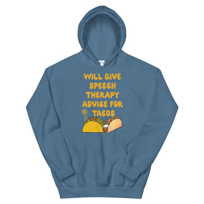 Speech Therapy for Tacos Unisex Hoodie