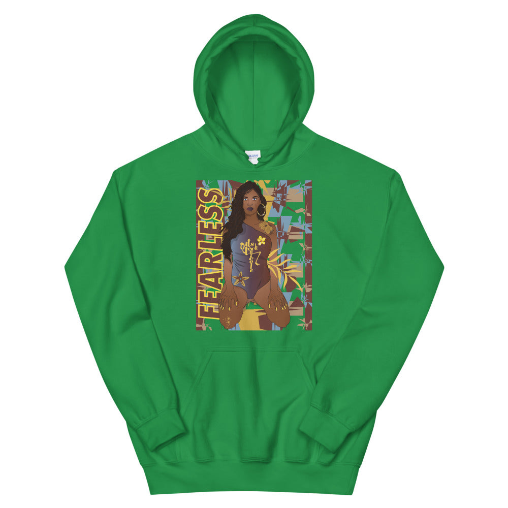 Art Inspired by Jordan 1 Mid SE Fearless Maison Chateau Rouge Unisex Hoodie