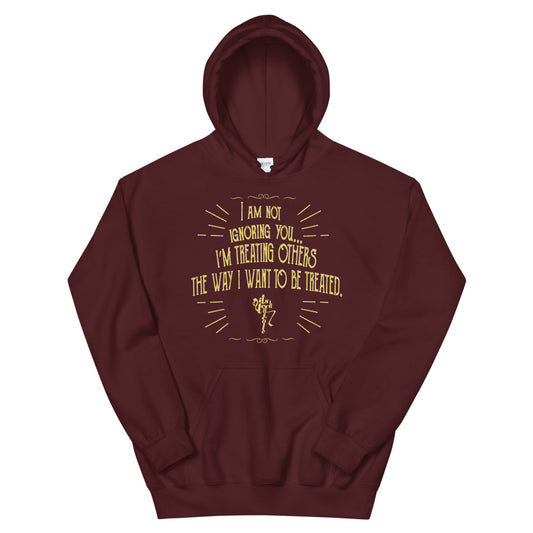 Ignoring...Treating Others Unisex Hoodie