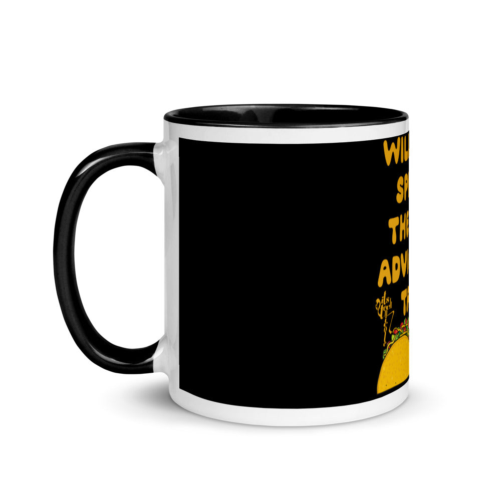 Speech Therapy for Tacos Mug with Color Inside