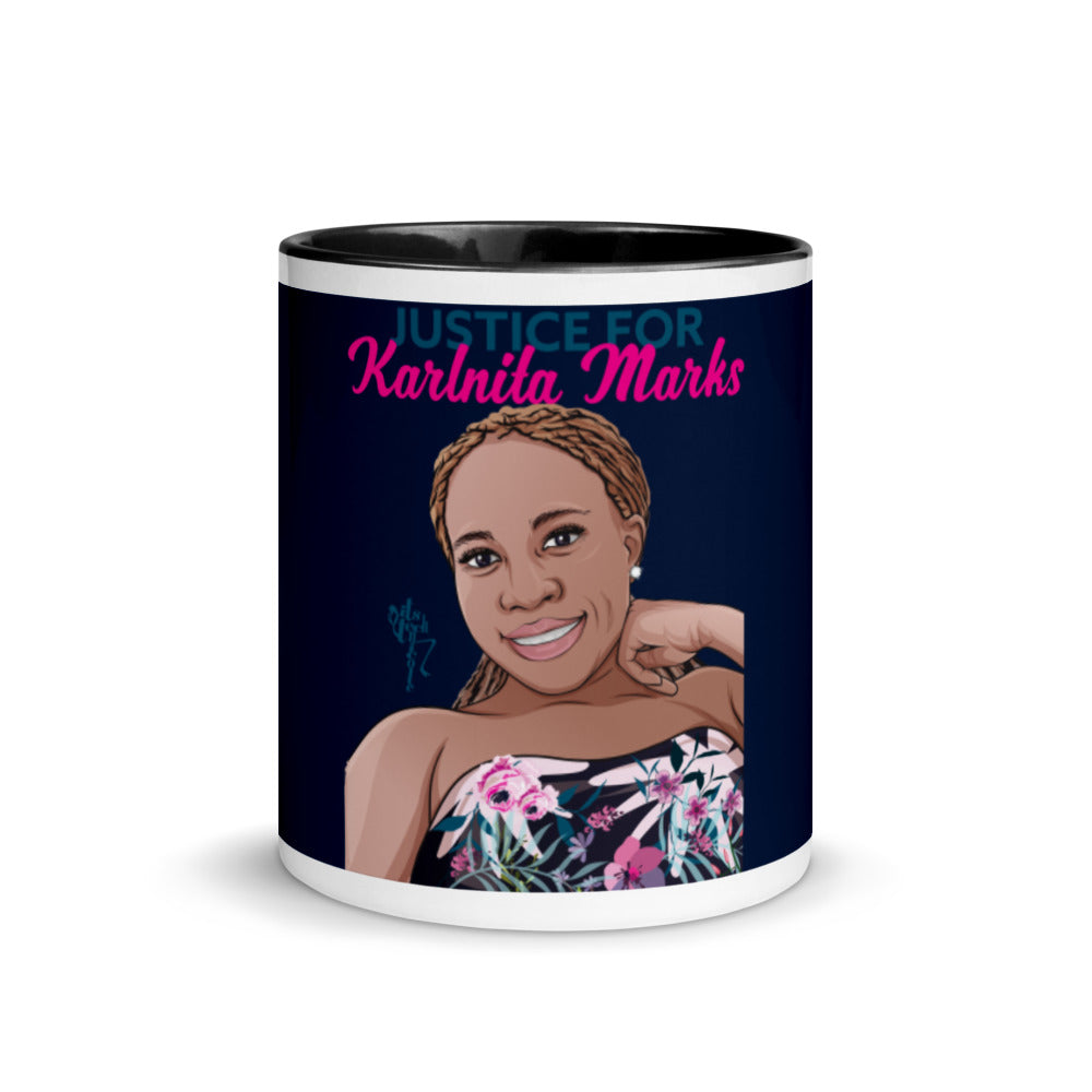 Justice for Karlnita Marks Series 2 Mug with Color Inside