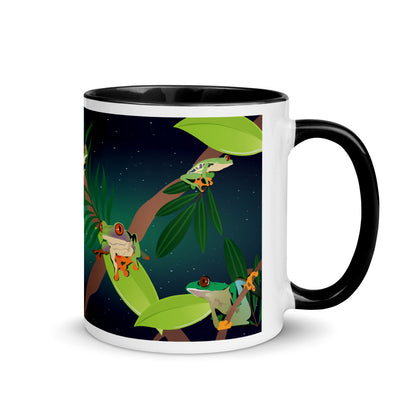 Red-Eyed Tree Frog Series 8 Mug with Color Inside