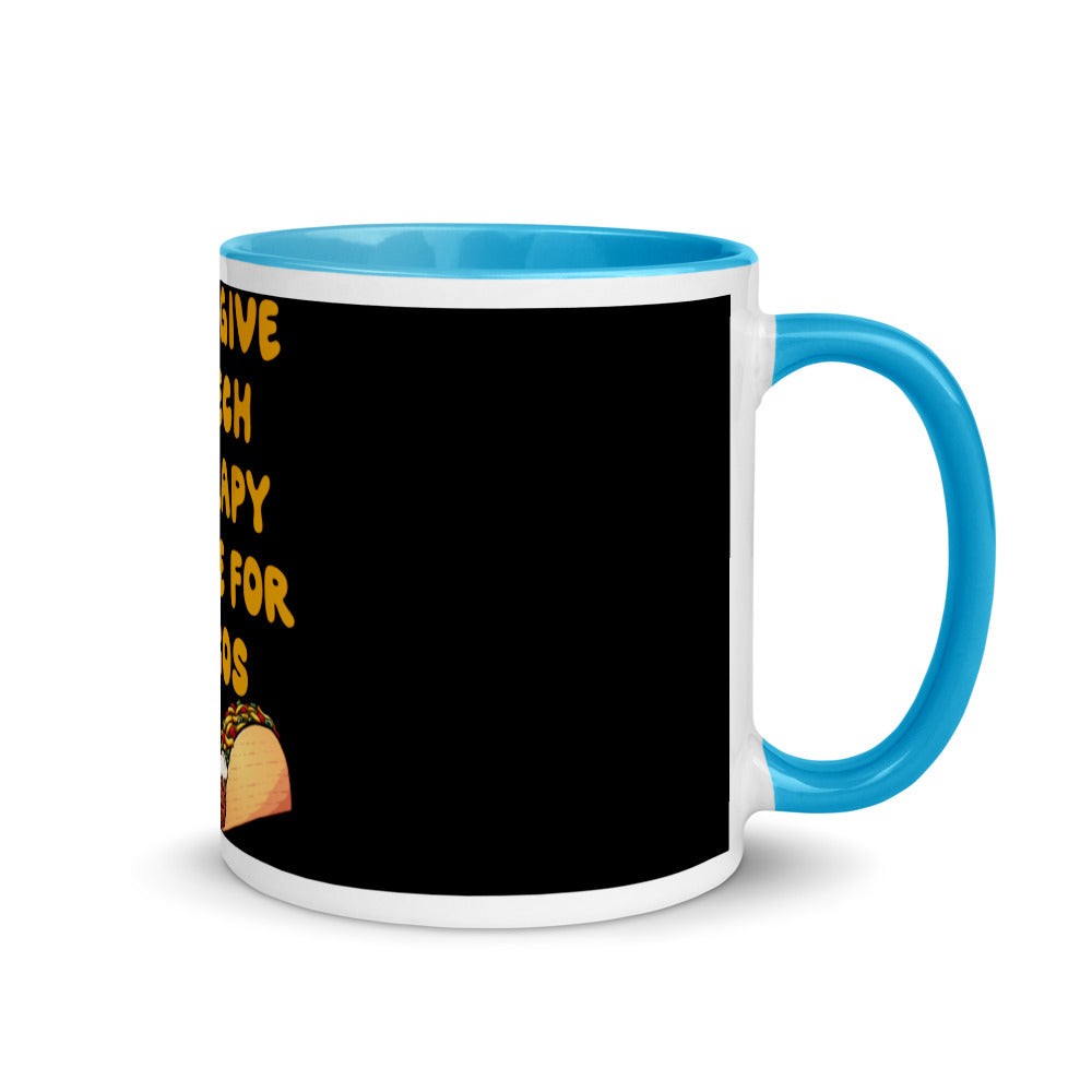 Speech Therapy for Tacos Mug with Color Inside